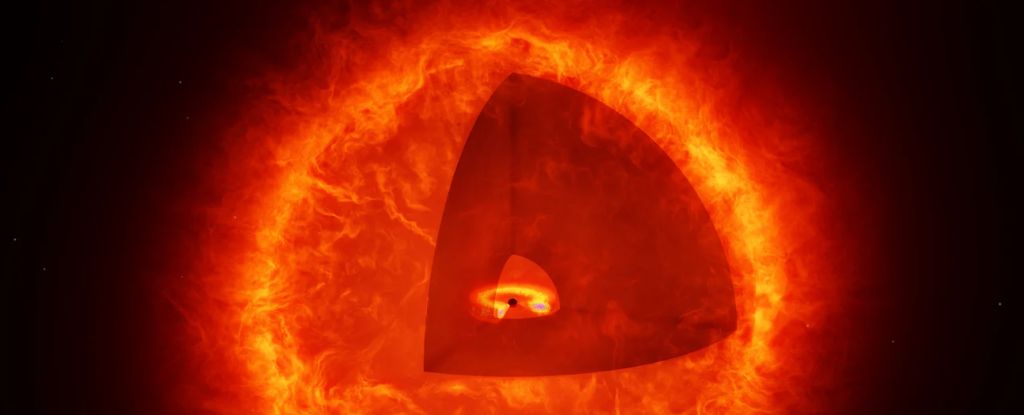 Ученые нашли черные дыры внутри звезд Не питает ли энергию Солнца черная дыра которая сидит у него внутри С этим вопросом к физикам лучше не приставать потому что они и сами толком не знают Но было бы комично иронично источником жизни на Земле выступает черная дыра оказывается И вот астрономы в самом деле нашли черные дыры в недрах звезд Статья об этом опубликована в издании Astronomy Astrophysics Астрономов заинтересовали некие красные точки на границе наблюдаемого мира Еще раньше они ломали голову как так далекие то есть очень древние галактики выглядят едва ли не старше Вселенной как такое возможно Оказалось красные точки это звезды сквозь которые просвечивают их черные дыры А особенности таких звезд старят их и они выглядят не такими свежими как предсказывает теория Итак черная дыра в самом деле может сидеть в звезде Но есть ли она внутри Солнца Вопрос открыт Подписаться на КП Наука Пишем о науке на KP RU серьёзно просто и иногда весело kpnauka