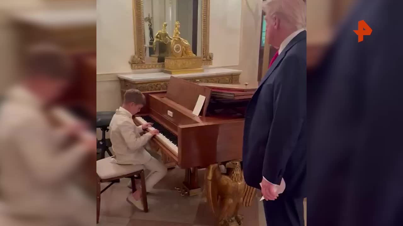 Танец Трампа в честь 100 дней президентства