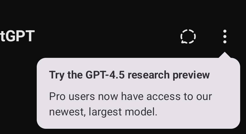 OpenAI запускает GPT-4.5   Пользователи платной подписки Pro версии ChatGPT уже начали тестировать новую модель GPT-4.5, также известную как Orion, о которой сообщил Сэм Альтман.  Эта версия станет последней, не включающей механизм цепочки рассуждений.  Среди ожидаемых улучшений GPT-4.5 выделяются переработанная визуальная модальность, предполагаемая близость к человеческому восприятию и развитие высокоавтономных агентов.   ================   News     Soft     Gear     Links