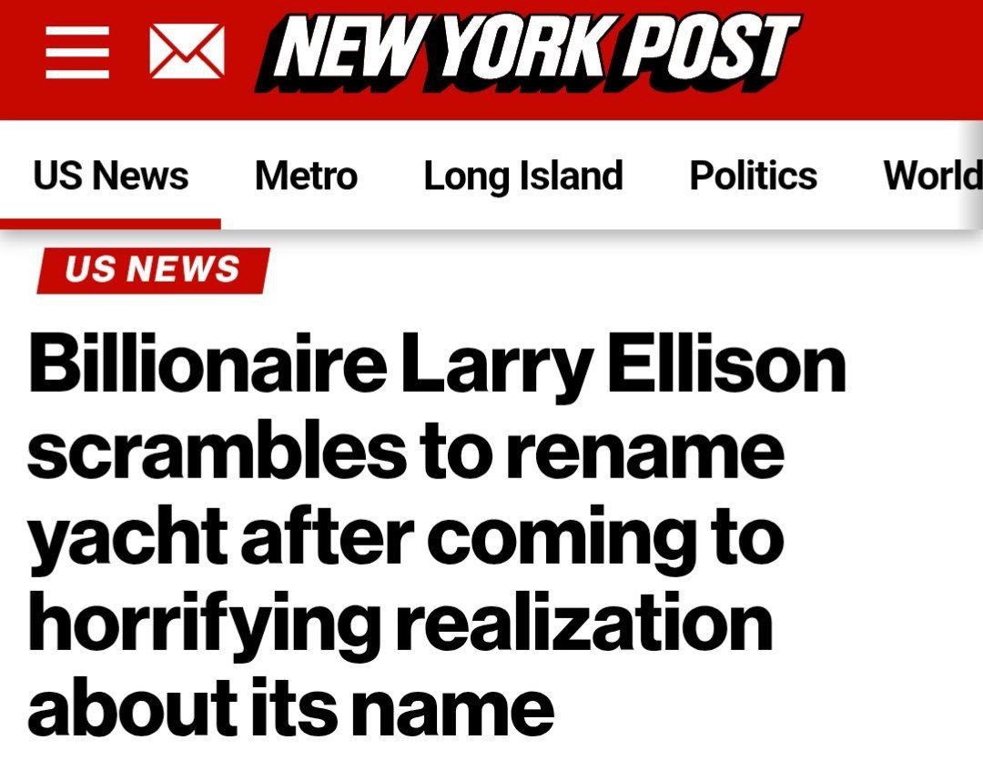 Самый богатый в мире еврей основатель корпорации Oracle Ларри Эллисон обнаружил что название его яхты Izanami при зеркальном прочтении превращается во фразу Я нацист В связи с этим он оперативно переименовал судно в Ronin сообщает New York Post Изначально Эллисон выбрал имя в честь японской синтоистской богини Позже несмотря на переименование он продал 58 метровую яхту венесуэльскому банкиру Виктору Варгасу Спустя некоторое время яхта перешла к итальянскому бизнесмену Алессандро Дель Боно Эллисон поддерживает тесные связи с премьером Израиля Биньямином Нетаньяху и активно делает крупные пожертвования на нужды израильской армии banksta
