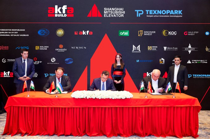 Вверх к инновациям Shanghai Mitsubishi Elevator и TEXNOPARK объявляют о партнерстве Сотрудничество компаний даст возможность внедрять современные сервисные решения и усилить кадровый потенциал лифтовой отрасли реклама www spot uz ru 2025 09 22 akfa build