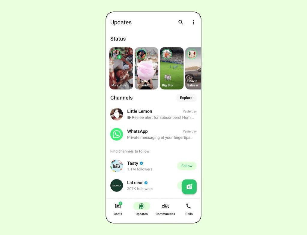 WhatsApp впервые за 11 лет существования начнет показывать рекламу в своем приложении – WhatsApp собирается запустить рекламу по всему миру. – Рекламу будут показывать во вкладке «Актуальное». – В разделе показывают публикации каналов, статусы и др. – DAU раздела «Актуальное» составляет около 1,5 млрд. – Также WhatsApp запустит возможность подписки на каналы. – За подписку можно получить эксклюзивный контент и др. Для таргетинга рекламы WhatsApp будет использовать только базовые данные — геолокацию и язык устройства, но не содержание сообщений. Пользователи смогут опционально связать аккаунты WhatsApp с Instagram и Facebook для более персонализированной рекламы.