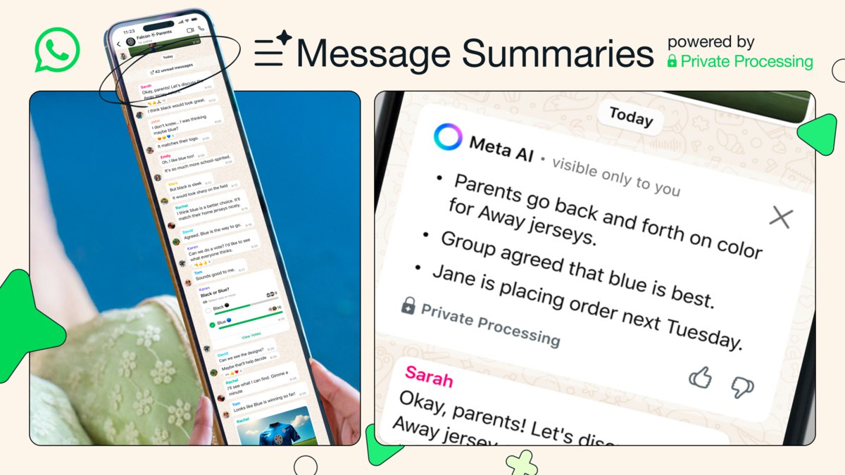 WhatsApp принадлежит Meta, которая признана в России экстремистской и запрещена запустил Message Summaries — ИИ-сводки непрочитанных сообщений в чатах. Пока только в США и для английского языка vc.ru/services/2064114