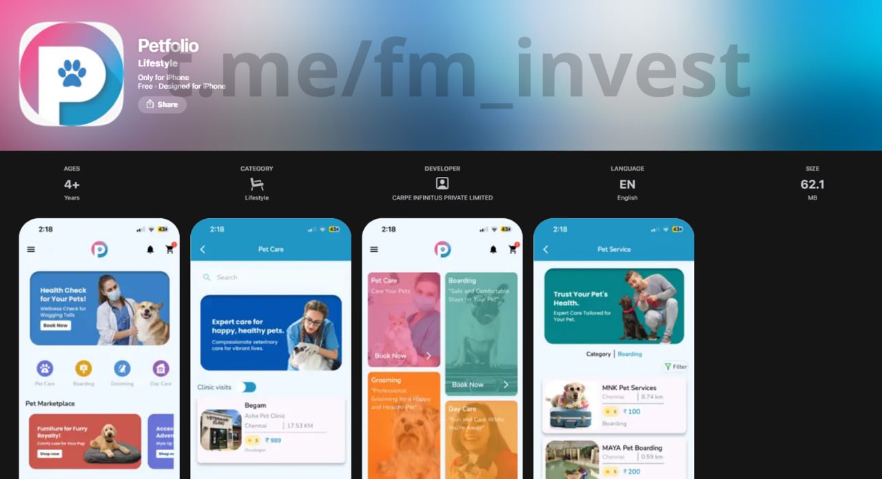 В App Store появилось новое приложение Сберинвестиций Сберинвестиции опубликовали новое приложение в App Store взамен удаленному Сервис называется Petfolio и замаскирован под приложение по уходу за домашними животными Компания призвала успеть скачать приложение пока оно доступно В Сберинвестициях добавили что заметнее всего изменилась работа с заявками следить и управлять ими теперь можно прямо в биржевом стакане fm invest