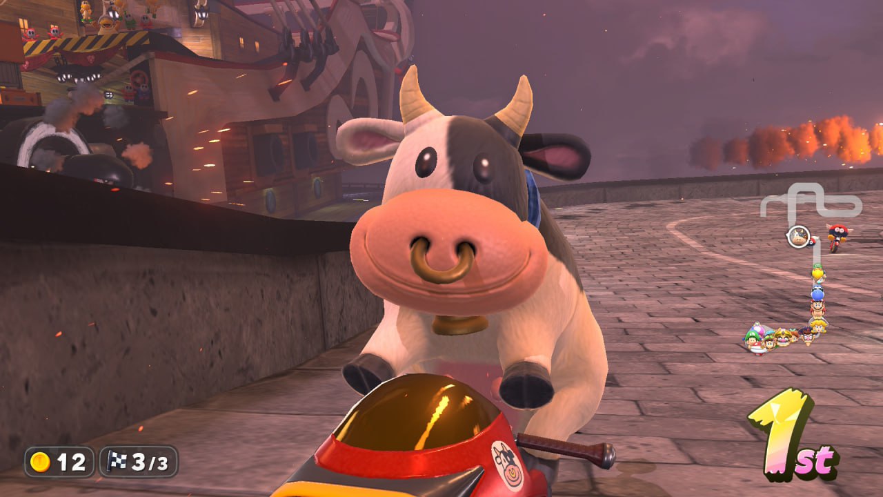PETA внезапно попросила у Nintendo убрать кольцо из носа Коровы в Mario Kart World.  Оно напоминает о жестоком обращении с животными в мясной и молочной отраслях, заявили активисты.