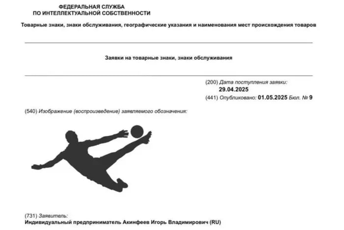 Игорь Акинфеев подал заявку на регистрацию изображения того самого сейва с ЧМ-2018 Из данных Роспатента следует, что заявка была подана 29 апреля. Если ее одобрят, то капитан московского ЦСКА сможет выпускать игрушки и безалкогольные напитки, а также оказывать услуги в сфере образования. Пожалуй, лучший телеграм-канал о маркетинге