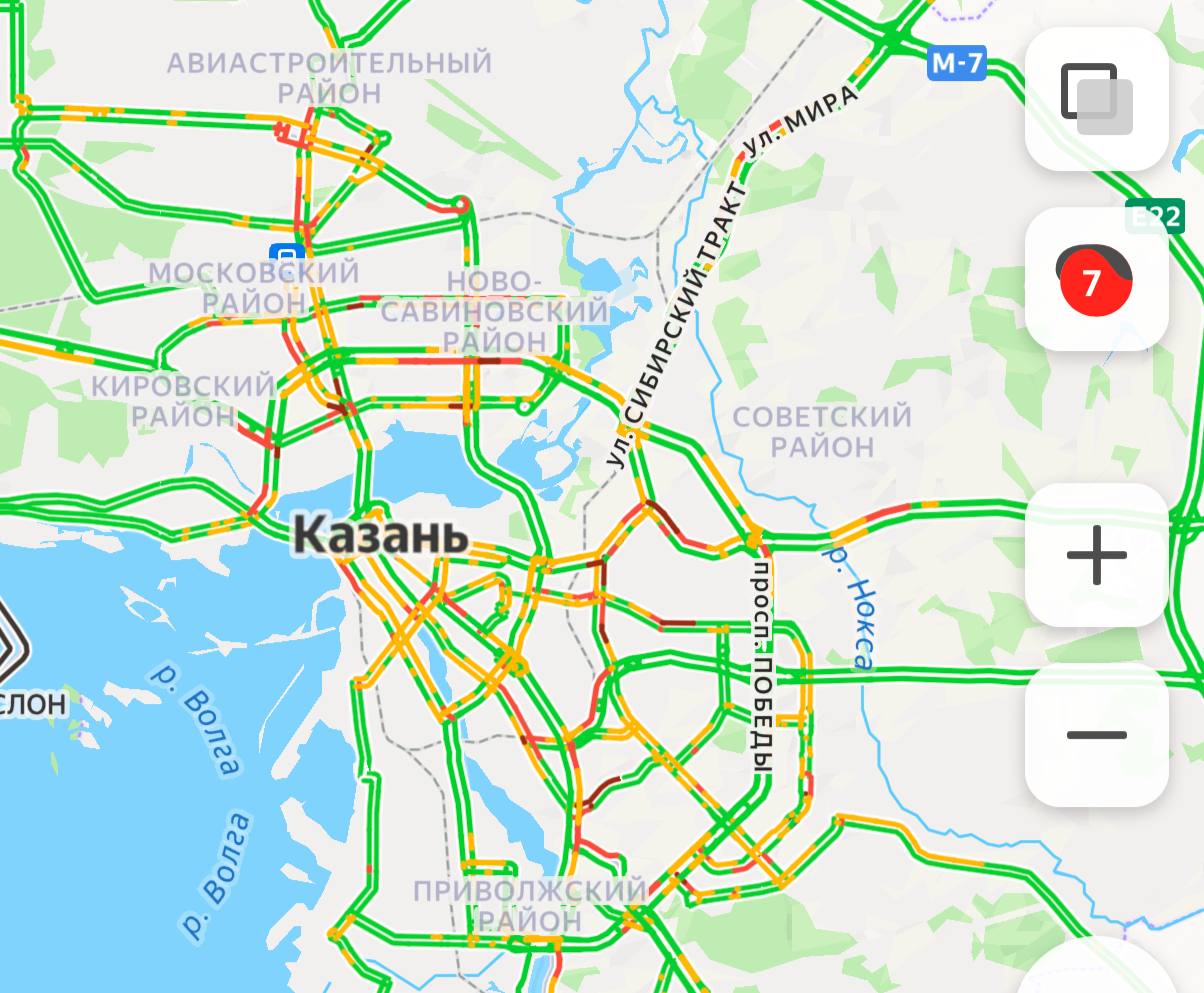 Серьезные пробки окутали Казань из за непогоды в городе отключились умные светофоры Оренбургский проезд Р Гареева Габишева Завойского Мира Правды Ямашева Адоратского Копылова Побежимова Восстания Фрунзе Ленинградская Айдарова kazan