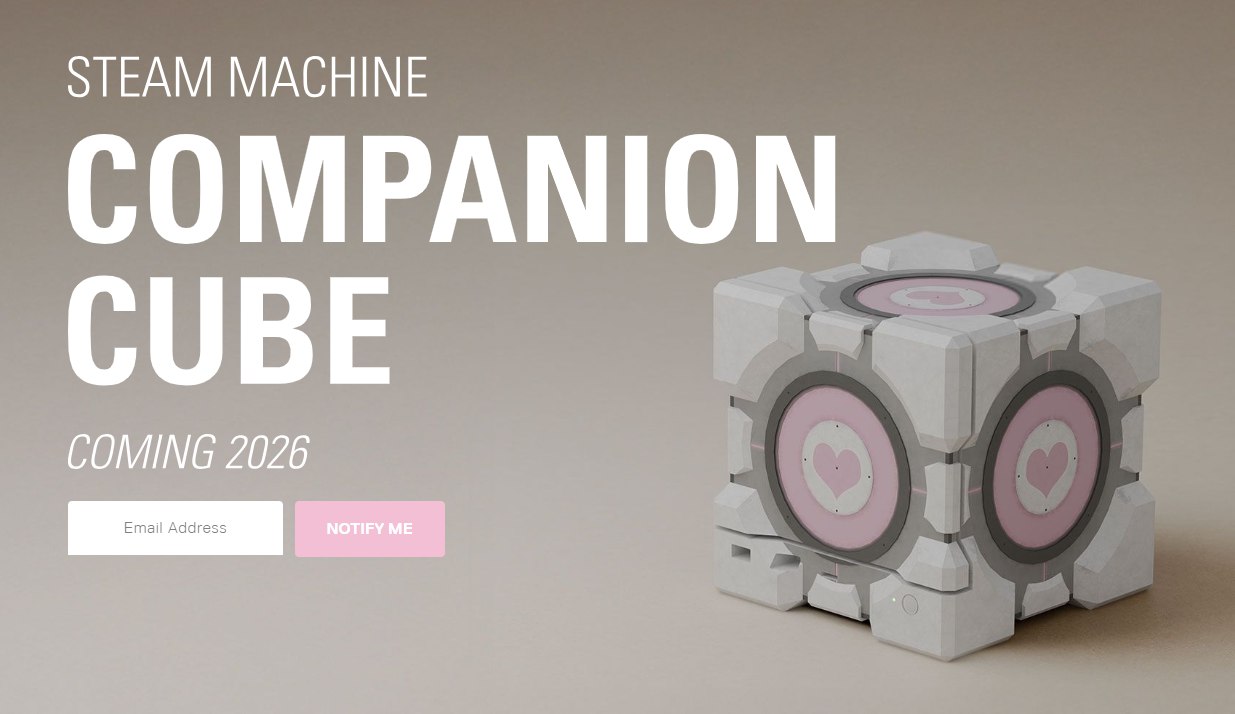 DBrand анонсировала кастомный Steam Machine в виде куба компаньона из Portal