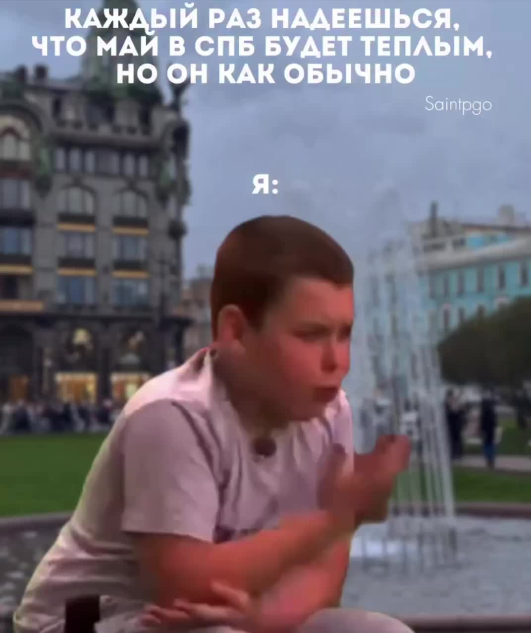 Ленинградская область вновь покрыта снегом в мае