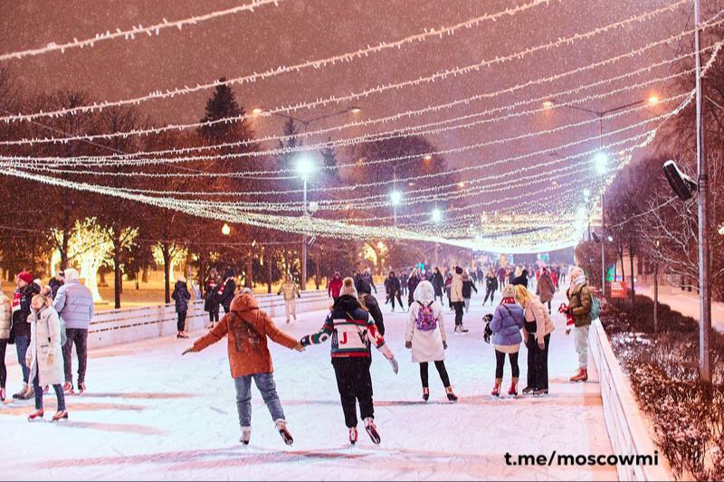 Каток в Парке Горького откроется 29 ноября — сайт мэрии Москвы.