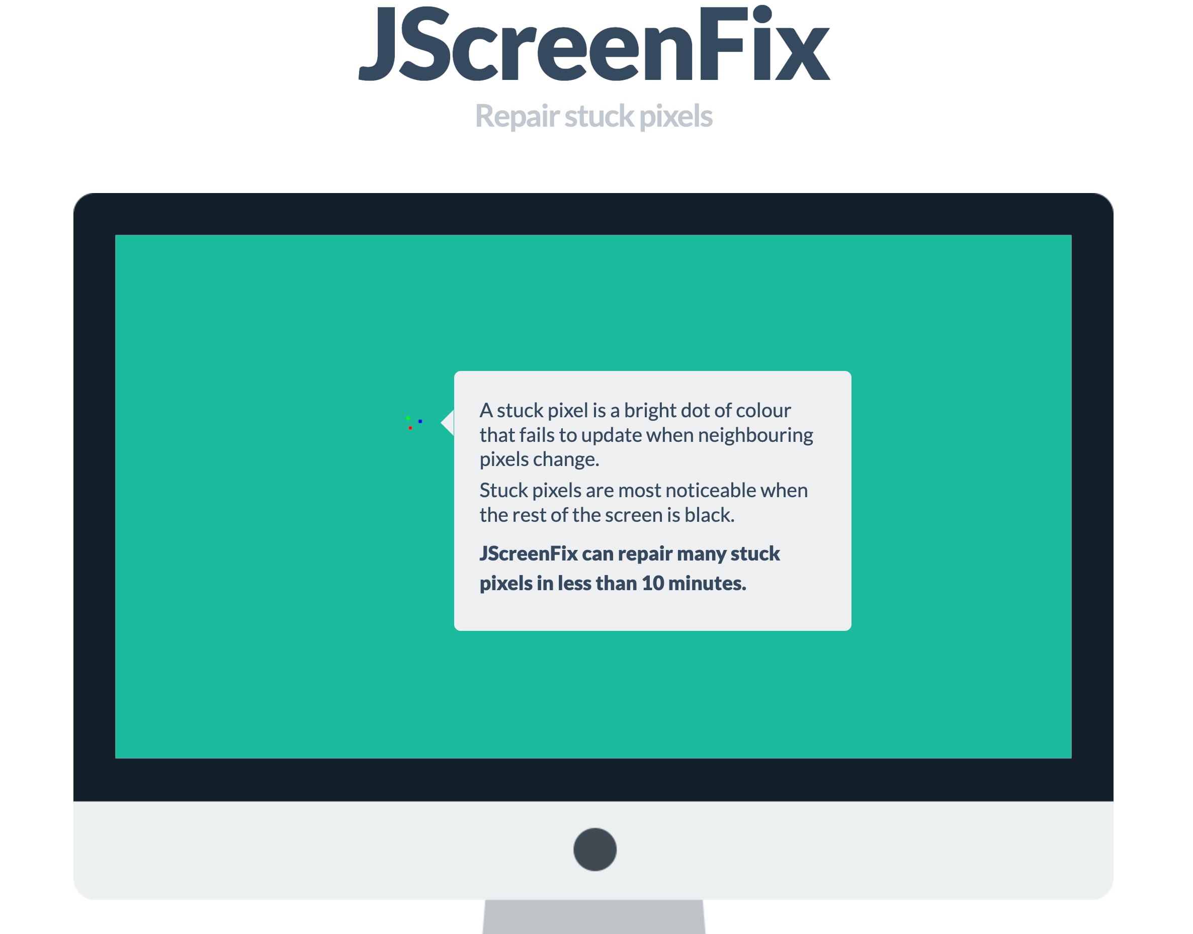 Убираем все застрявшие ПИКСЕЛИ на экране JScreenFix работает прямо в браузере Включаем прогу ждём пару минут и радуемся ожившим пикселям БЕСПЛАТНО Тыкаем сюда PushEnter