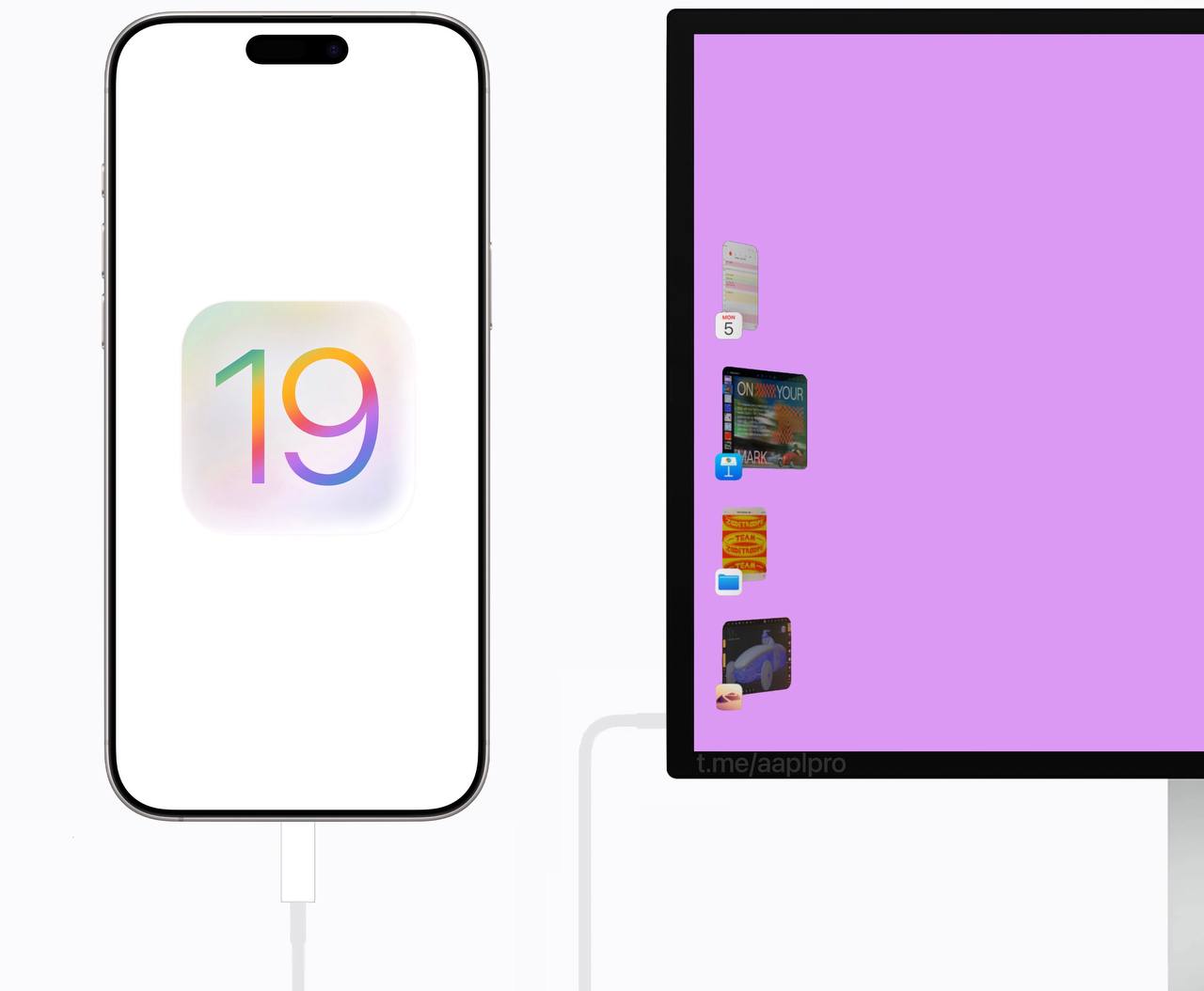 #слухи от Majin Bu: С iOS 19 модели iPhone с портом USB-C будут поддерживать внешние дисплеи, предлагая интерфейс похожий на Stage Manager Постановщик . Несмотря на то, что это будет не полноценный режим рабочего стола, он позволит пользователям расширить пространство экрана, что отлично подойдёт для презентаций, редактирования или расширенного просмотра
