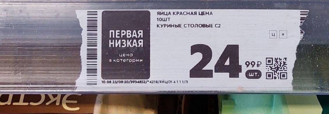 Яйца в России подешевели до 25, а местами и до 20 рублей за десяток. Россияне еще помнят их по 150-200 рублей.