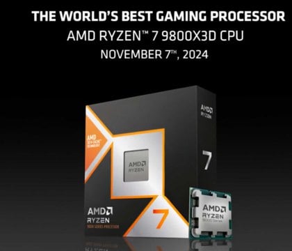 AMD официально представила Ryzen 9800X3D и опубликовала результаты тестов — на 20 % быстрее Core Ultra 285K  Компания AMD наконец-то представила долгожданный 8-ядерный процессор Ryzen 9800X3D. Видео с анонсом опубликовал вице-президент компании Джек Хьюн, а на сайте производителя появились полные спецификации чипа. Ryzen 9800X3D получил 8 ядер, 16 потоков, базовую тактовую частоту 4,7 ГГц, частоту динамического буста в 5,2 ГГц и 104 МБ кэш-памяти.  Читать далее