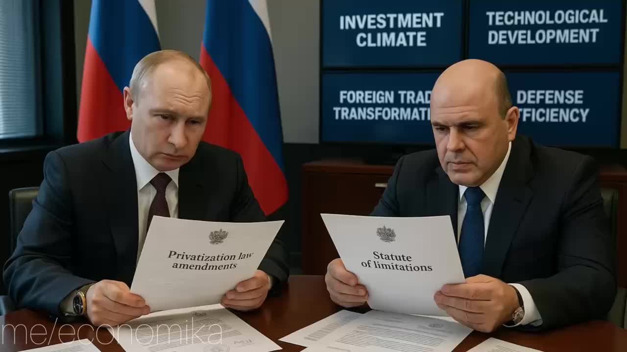 Путин поручил установить сроки исковой давности для сделок приватизации