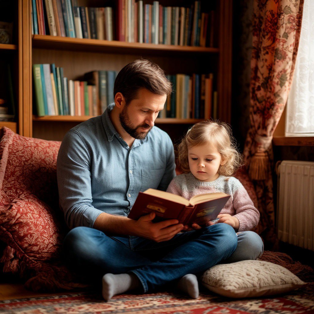 Родители читают детям Но не все и не регулярно В России провели крупнейшее исследование посвященное семейному чтению Выяснилось что 80 семей начинают читать детям до 2 лет Вроде бы отличная тенденция Но увы только каждый десятый родитель 11 4 читает детям ежедневно а почти 60 опрошенных делают это нерегулярно по просьбе ребенка или редко И почти половина родителей 48 перестают читать детям к семи годам В целом это нормально т к в этом возрасте ребенок и сам может почитать Но читают юные россияне в основном школьную программу и не сильно от нее отступают Неплохой показатель как по мне 43 обсуждение прочитанного ребенку со взрослым И наконец Эксперты подчеркивают тревожную тенденцию снижения интереса к чтению среди подростков неравный доступ к качественной литературе и конкуренцию с цифровыми развлечениями Еще бы Что выберет ребенок позависать в Tik Tok или же чтение книги Мне кажется или ответ очевиден