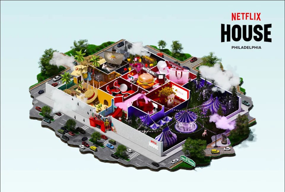 Netflix откроет свой ТЦ с фастфудом и демогоргонами Netflix откроет два первых развлекательных центра Netflix House в США — в Техасе и Пенсильвании, прямо на территории крупных моллов. Открытие — в конце 2025 года. Внутри будет все: тематический мерч, фуд-корт с блюдами из сериалов, иммерсивные зоны по мотивам «Очень странных дел», «Игры в кальмара» и других хитов. Это не временный поп-ап, а постоянное пространство, где фанаты смогут буквально «пожить» в любимом шоу. А в каком шоу хотели бы «пожить» вы? Пожалуй, лучший телеграм-канал о маркетинге