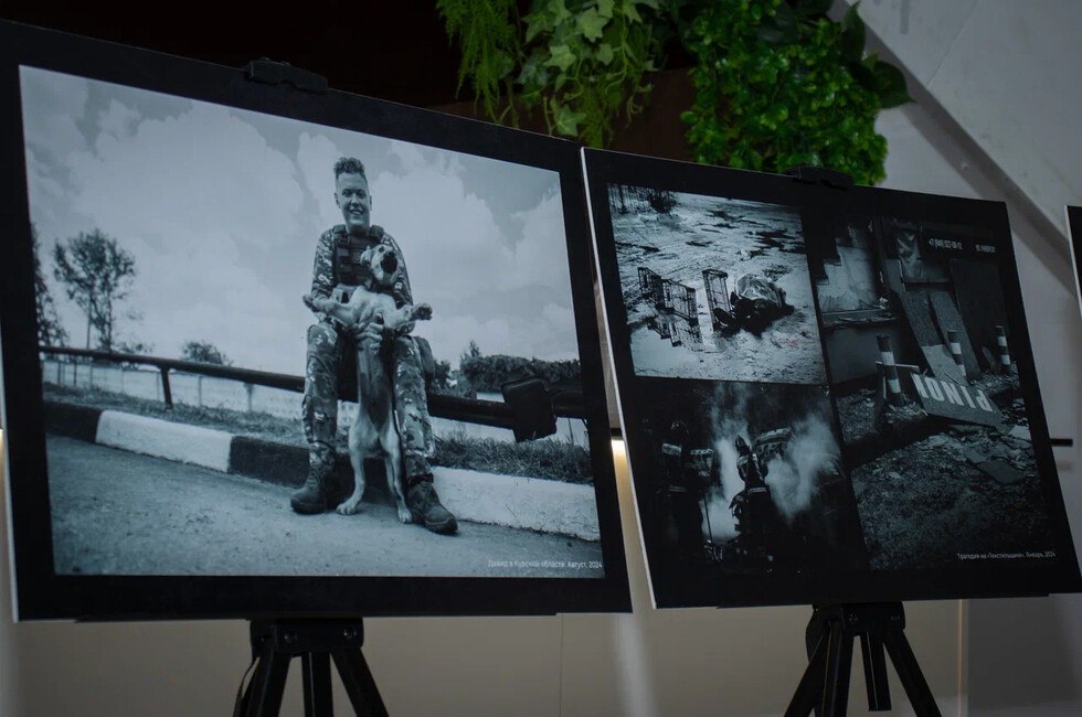 Правда за нами В Донецке посвятили фотовыставку погибшим военкорам Ее организовали активисты Народной Дружины На ней разместили снимки военкоров освещавших события в Донбассе нашего времени а также фото времен Великой Отечественной войны Свое место там заняли и работы друга нашего агентства Александра Мартемьянова погибшего от украинского дрона в начале года Читать полностью молодежь Фото пресс служба Региональной Общественной Организации Народная Дружина Подпишись на нас в MAX