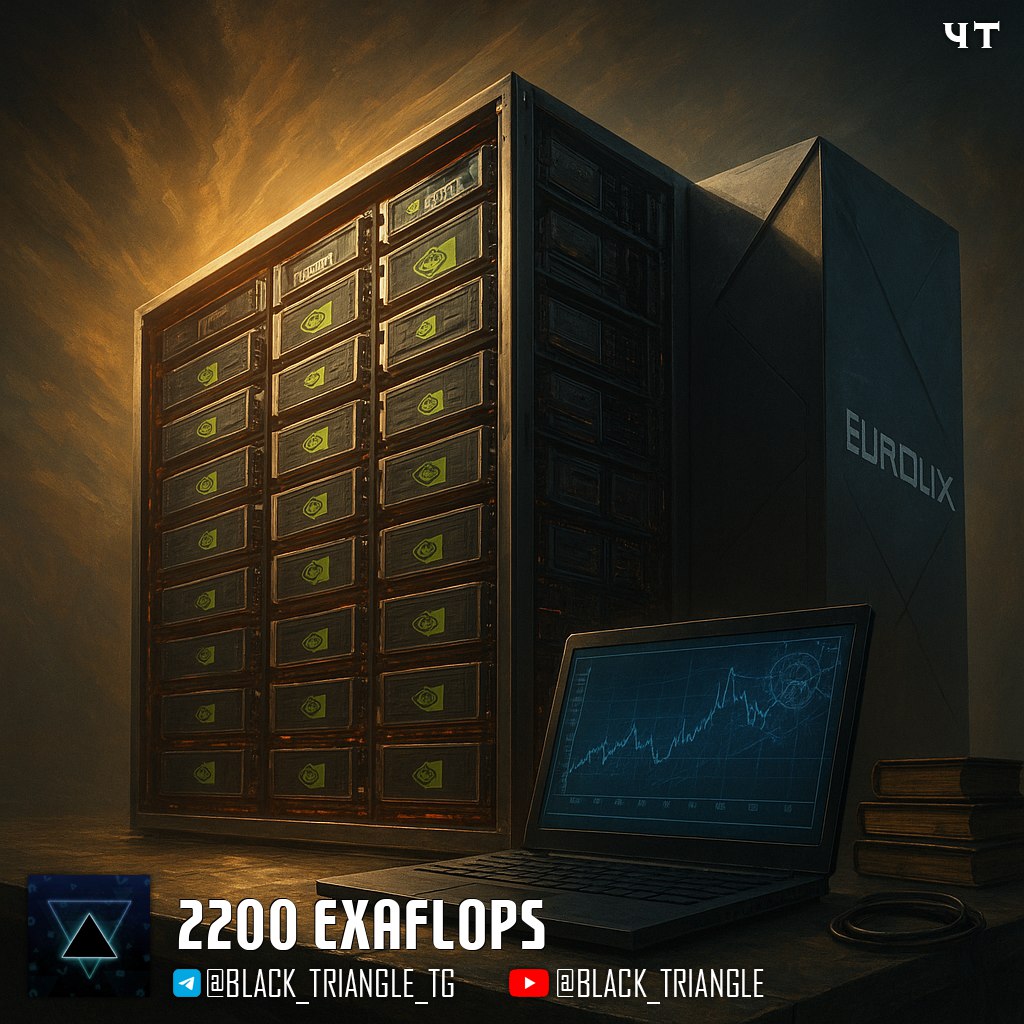 2200 экзафлопс для правительства США В партнерстве с Oracle и другими компаниями Nvidia объявила о планах по постройке семи суперкомпьютеров с более чем 100 000 графических процессоров Blackwell для Лаборатории Аргон которые в совокупности обеспечат производительность в 2200 ExaFLOPS Для сравнения самый мощный суперкомьютер в мире El Capitan на данный момент может выдать на пике лишь 1 7 эксафлопса Первый суперкомпьютер Equinox с 10 000 GPU запланирован на запуск уже в 2026 году Мощности будут использованы как для разработки ИИ моделей так и для традиционных научных вычислений News Soft Gear Links