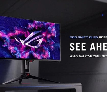 Представлен ASUS ROG Swift OLED PG27UCDM — «первый в мире 27-дюймовый OLED-монитор с 4К и 240 Гц»  Компания ASUS объявила о выпуске нового монитора — ROG Swift OLED PG27UCDM. Его стоимость будет обнародована на мероприятии CES 2025. Утверждается, что это первый в мире 27-дюймовый OLED-монитор с разрешением 4К и частотой обновления 240 Гц. Устройство получило панель QD-OLED от Samsung Display с плотностью пикселей 160 PPI, временем отклика GtG 0,03 мс, 99-процентным покрытием цветовой палитры DCI-P3 и максимальной яркостью 1000 нит.  Читать далее