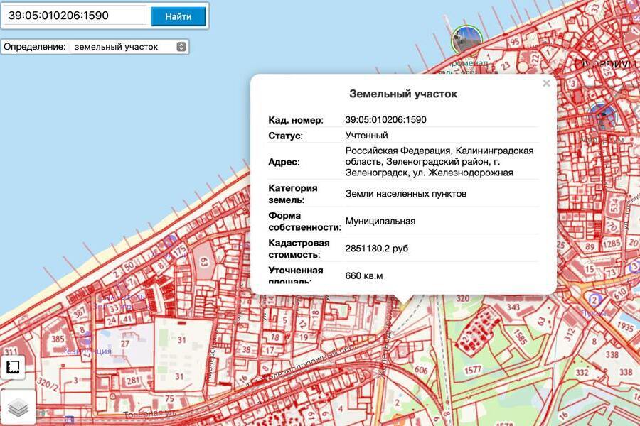 Власти выдали разрешение на строительство комплекса апартаментов в Зеленоградске  Власти разрешили построить комплекс апартаментов в Зеленоградске на улице Железнодорожной. Решение министерства градостроительной политики опубликовано в соответствующем реестре на сайте регионального правительства. Четырехэтажный комплекс планируется возвести на земельном участке с кадастровым номером 39:05:010206:1590. Общая площадь комплекса составит 1077,3 кв.м.  Фото: скриншот публичной кадастровой карты