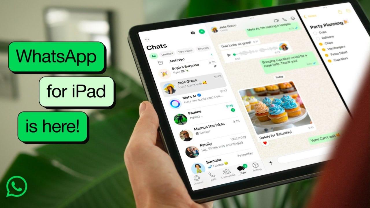 WhatsApp спустя 15 лет после релиза выпустил приложение для iPad. Всё это время на планшетах Apple мессенджер работал только в браузере. Скачать можно в App Store, по функциям всё как на телефоне.