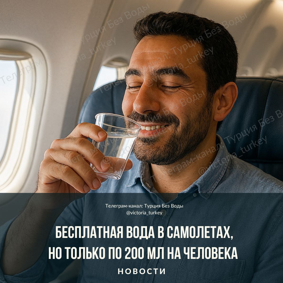 Теперь официально в турецких самолётах можно будет пить воду бесплатно но есть нюанс новоститурции Министр транспорта и инфраструктуры Турции Абдулкадир Уралоглу заявил о нововведении которое казалось бы должно порадовать всех путешественников теперь каждому пассажиру на рейсе обязаны предоставить как минимум 200 мл питьевой воды причём бесплатно Мы направили официальные инструкции всем авиакомпаниям находящимся под надзором Главного управления гражданской авиации Согласно этим указаниям каждому пассажиру будет предоставлено не менее 200 мл воды бесплатно на протяжении всего полёта сообщил министр Речь идёт исключительно о турецких авиакомпаниях так что иностранные перевозчики могут продолжать продавать воду за любые деньги С одной стороны новость хорошая базовые потребности человека теперь прописаны на уровне авиационного стандарта С другой возникает вопрос а если захочется ещё 200 мл Или литр Будет ли это считаться излишеством и потребует дополнительной оплаты Пока ответа нет