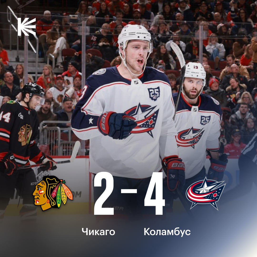 Чарли Койл Чикаго Хет трик и передача американского форварда принесли Коламбусу четвертую победу подряд в единственном матче дня hockeyonkp