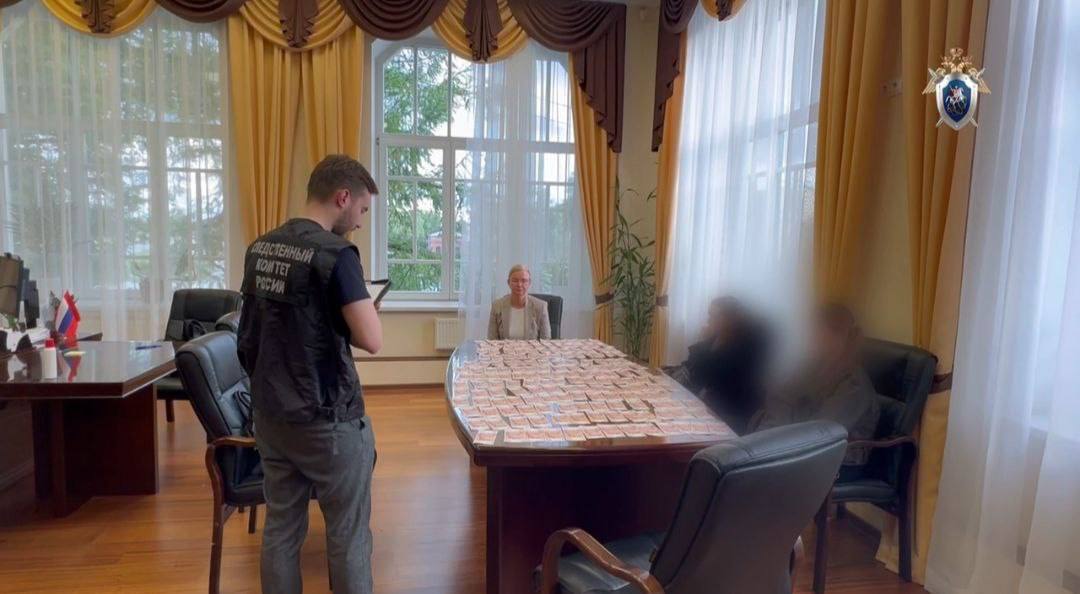 В СК показали, как задерживали главу Колпинского района и главу местной администрации. Последний пытался выкинуть деньги из окна Как сообщает пресс-служба СК, Юлия Логвиненко, глава районной администрации, и Дмитрий Кохно, глава местной администрации Колпино, признали вину в получении взятки. В ноябре 2024 года Логвиненко и Кохно, зная, что на территории Колпинского района по госконтрактам работает коммерческая организация, нашли посредника и выдвинули генеральному директору подрядчика требование о передаче им взяток в размере 15% от средств, поступающих на счета компании. Так они получили не менее 9,2 млн рублей. Деньги конфисковали у Логвиненко в рабочем кабинете, у Кохно – по месту жительства. Как пишет СК, он попытался избавиться от них, выкинув из окна при проведении следственных действий.