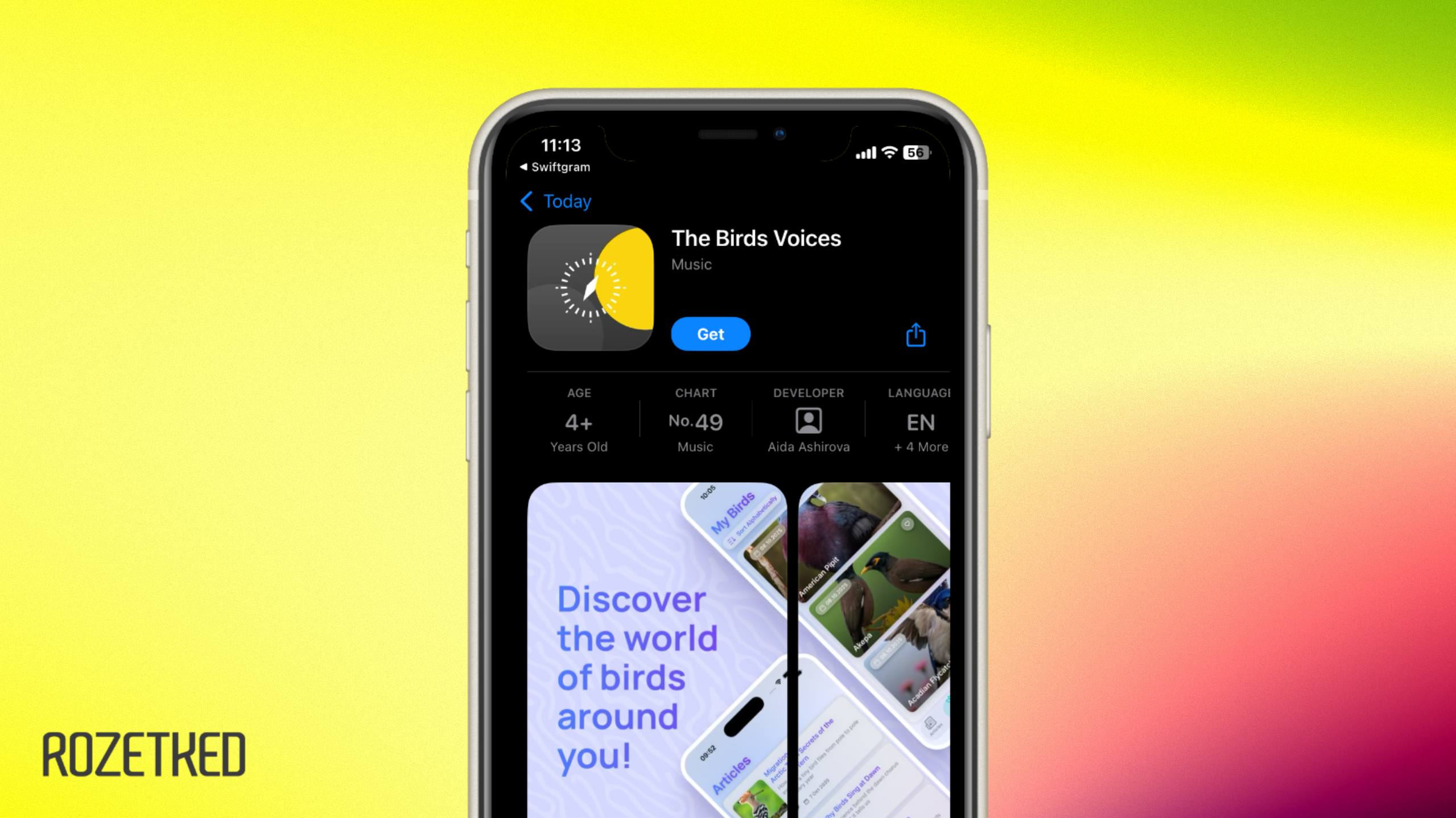 Справочник орнитолога А как насчёт приложения Т Банка в App Store В яблочный магазин вновь просочился клиент Т Банка замаскированный под приложение для бёрдвотчера наблюдателя за птицами В поддержке банка подтвердили что это официальный клиент Качаем пока не проснулся Тим Кук Rozetked Подписаться