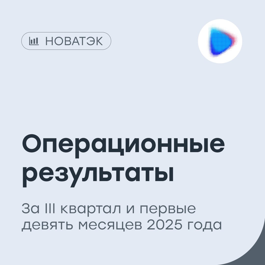 НОВАТЭК добыча газа снизилась но перспективы остаются Один из крупнейших добытчиков природного газа представил предварительные производственные результаты за III квартал и первые девять месяцев 2025 года Добыча природного газа в III квартале 2025 года снизилась на 2 2 год к году и составила 20 1 млрд куб м За первые девять месяцев добыча выросла на 0 6 до 62 7 млрд куб м Общий объем реализации природного газа включая СПГ в III квартале и за первые девять месяцев составил 16 3 и 55 8 млрд куб м соответственно что на 3 1 и 0 6 ниже аналогичных показателей годом раннее Добыча жидких углеводородов в III квартале выросла на 3 и составила 3 5 млн тонн За первые девять месяцев добыча выросла на 1 9 до 10 4 млн тонн Всего за первые девять месяцев добыто 498 1 млн бнэ углеводородов на 0 8 больше показателя годом раннее Общий объем реализации жидких углеводородов в III квартале и за первые девять месяцев составил 4 5 и 13 7 млн тонн соответственно что на 13 2 и 12 3 выше аналогичных показателей годом раннее В целом отчет НОВАТЭКа можно оценить как нейтральный динамика добычи и продаж остается стабильной без существенных отклонений от ожиданий рынка При этом важно отметить что несмотря на продолжительное снижение котировок потенциал в бумаге по прежнему есть Рынок пока не закладывает в оценку компании эффект от начала отгрузок с проекта Арктик СПГ 2 а именно он способен стать одним из ключевых драйверов роста в ближайшие кварталы Уже сейчас все больше танкеров с газом этого проекта направляются в Китай а правительство объявило о планах увеличения поставок СПГ по проектам Арктик СПГ 2 и Сахалин 2 Также компания продолжает демонстрировать устойчивость бизнеса поддерживает сильную дивидендную политику и остается одной из наиболее надежных компаний сектора Потенциал роста акций сохраняется особенно на фоне разворачивающихся экспортных перспектив Наш таргет по акциям НОВАТЭКа 1824 рубля покупать NVTK vse v cifre