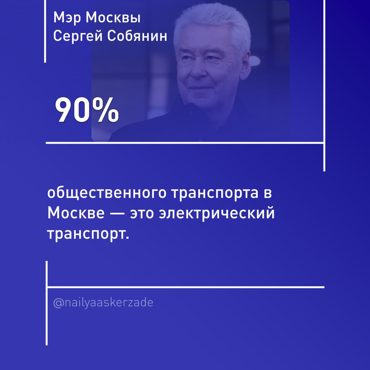 Электричество обеспечивает работу 90 московского общественного транспорта сообщил мэр столицы Сергей Собянин в ходе Российской энергетической недели Москва действительно занимает лидирующее положение в электрификации тогда как в целом в России переход на электротранспорт идёт медленно на начало июля доля электромобилей в парке легковых автомобилей составляла только 0 14