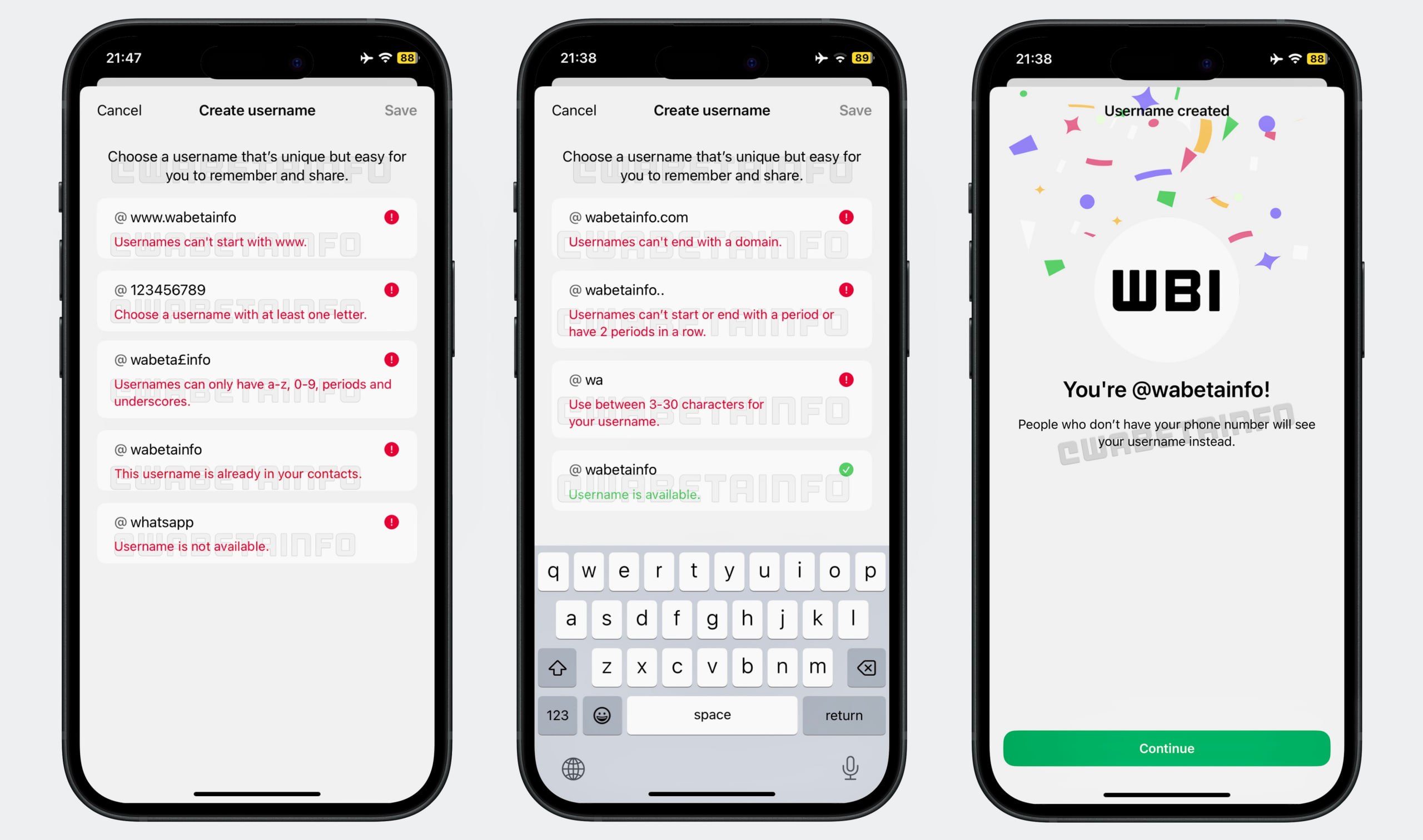 В WhatsApp наконец появятся юзернеймы в формате — прям как в Телеграме. Теперь можно будет удобно тегать собеседников в чатах и находить людей в поиске, не зная их номера. Сейчас идет тест в бете, а апдейт для всех выпустят позже.