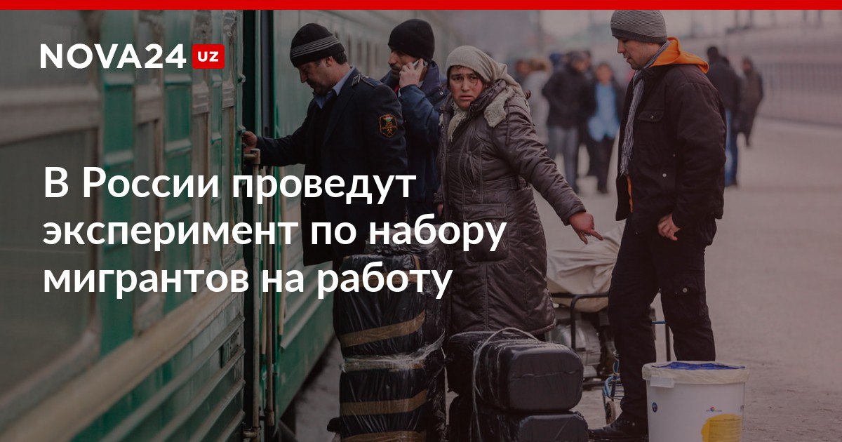 В России проведут эксперимент по набору мигрантов на работу Иностранных граждан будут заранее отбирать в странах выезда оформлять документы до приезда и направлять сразу к определенному работодателю nova24 uz 319085 NOVA24 LIVE
