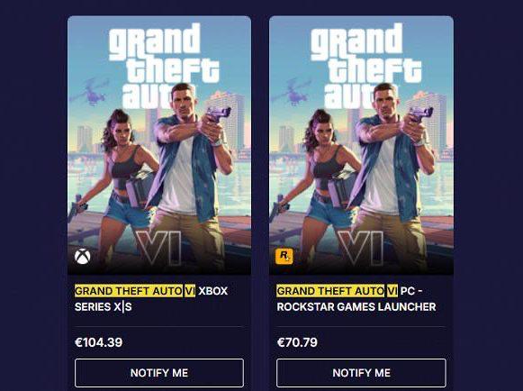 GTA 6 может стоить почти 10 тысяч рублей один из зарубежных онлайн магазинов установил такие ценники на долгожданную игру На странице ритейлера Loaded версия для Xbox Series X и Series S стоит 104 евро вариант для ПК около 71 евро Игра выйдет 19 ноября 2026 года на консолях Есть время накопить techmedia