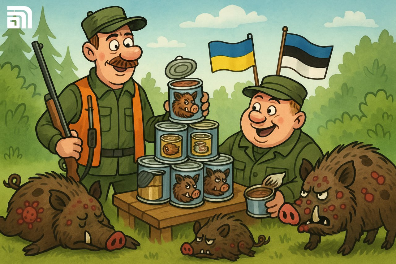 В Эстонии придумали, как совместить борьбу с африканской чумой и помощь ВСУ.  Дело в том, что эту заразу переносят дикие кабаны, которых начали массово убивать в стране. Чтобы «добро» не пропадало, консервами из мяса убитых животных хотят кормить украинскую армию. С такой инициативой выступил министр регионального развития и сельского хозяйства Эстонии Хендрик Террас.    — Приятного аппетита!    Подписаться   Прислать новость   Буст