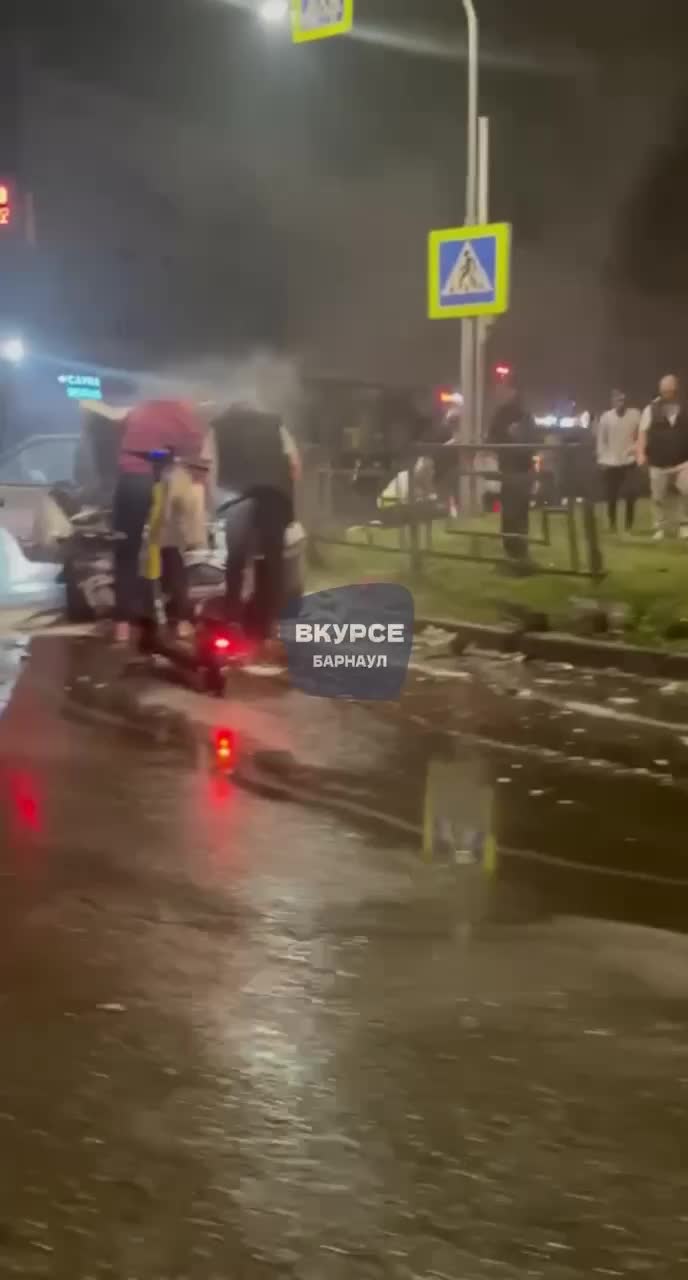 ДТП в Барнауле: четыре пострадавших в столкновении иномарок