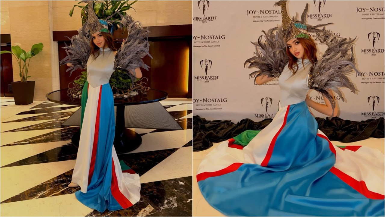 В Ташкенте оштрафовали участницу конкурса Мисс Земля 2025 за юбку в виде флага На суде девушка сказала что вдохновлялась государственными символами при создании костюма и использовала лишь цветовую гамму флага Истец по делу настаивал что использование государственной символики в качестве элемента одежды противоречит требованиям законодательства независимо от художественного замысла или формы подачи Суд признал Ш М виновной по части 1 статьи 203 1 КоАО РУз Нарушение законодательства о государственных символах и назначил ей штраф в размере 2 БРВ 824 тысячи сумов Подписаться на канал Узбекистан Online