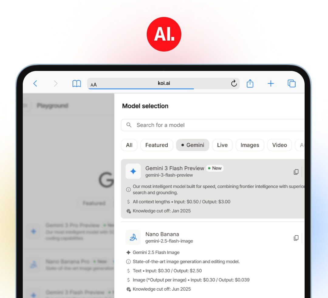 Google выпустил Gemini 3 Flash Модель понимает фото видео и голос Использует ту же архитектуру что и Pro версия Поэтому при размышлениях улавливает все тонкие нюансы запросов и дает конкретные подробные ответы При этом по бенчмаркам модель почти не отстает от Gemini 3 Pro а в некоторых тестах ARC AGI 2 мультиязычный MMLU даже превосходит Попробовать можно бесплатно в Google AI Studio Также модель теперь работает по умолчанию в ИИ режиме Google поиска