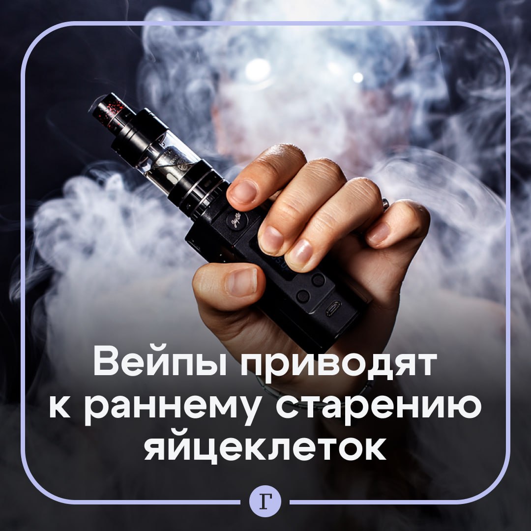 Россиян предупредили о связи вейпов с ранним старением яйцеклеток Это может привести к раннему климаксу и проблемам с зачатием рассказал Газете Ru судмедэксперт Алексей Решетун Как курение так и употребление вейпов электронных сигарет для организма женщины особенно молодой с некоторой точки зрения гораздо опаснее чем для мужчин Мужские половые клетки образуются у мужчины в течение всей взрослой жизни образуются заново с нуля А вот половые клетки женщины рождаются вместе с ней и это же самое количество всю жизнь с женщиной продолжает существовать объяснил Решетун По словам врача вейп из за содержания никотина вызывает длительный сосудистый спазм который ведет к ишемии гипоксии яйцеклеток Читайте Газету Ru в MAX Участвуйте в розыгрыше