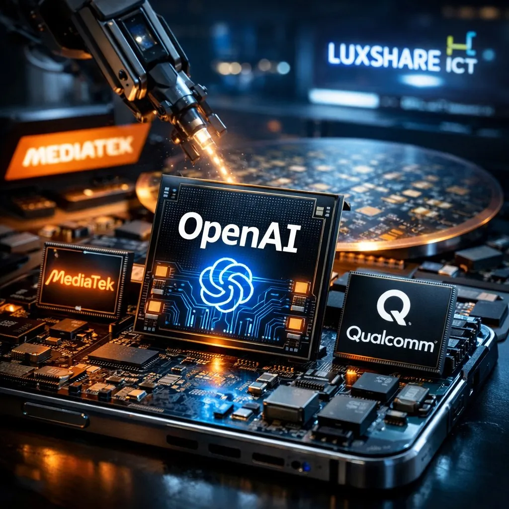 OpenAI по информации аналитика Минга Чи Куо разрабатывает собственные чипы для смартфонов в сотрудничестве с MediaTek и Qualcomm В качестве эксклюзивного партнера по проектированию и производству систем выступает компания Luxshare PRO AI OFFICIAL