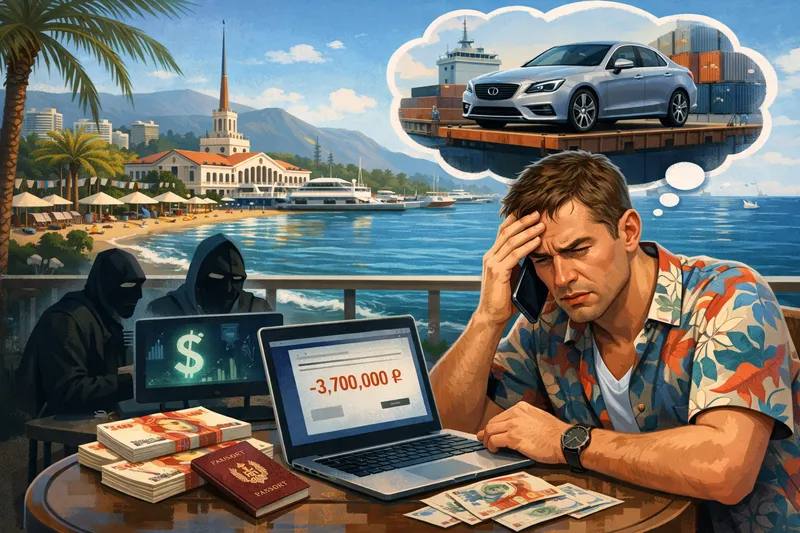 Житель Краснодара находясь на отдыхе в Сочи перевел мошенникам 3 7 млн рублей за автомобиль который так и не получил 40 летний мужчина отдыхая в Красной Поляне просматривал объявления о продаже машин Его заинтересовало одно из предложений и он связался с продавцом Тот сразу предложил продолжить общение в стороннем мессенджере куда покупатель и перешел Перед сделкой мужчина изучил рейтинг продавца и отзывы ничего подозрительного не нашел В итоге он согласился на схему покупки престижного Mercedes на аукционе с доставкой из Южной Кореи Дистанционно подписал агентский договор и перевел более 3 7 млн рублей тремя платежами Еще около месяца после перевода аферисты регулярно отчитывались о перемещении автомобиля и таможенном оформлении А затем перестали отвечать и удалили переписку Пострадавший обратился в полицию Возбуждено уголовное дело по ч 4 ст 159 УК РФ Мошенничество Полиция Сочи напоминает Будьте бдительны при общении онлайн  не переходите в сторонние мессенджеры из приложений с объявлениями  не переводите деньги частным лицам по сомнительным договорам Полиция Сочи