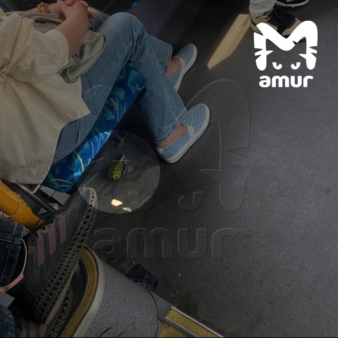 Предмет, похожий на гранату, катается с людьми в автобусе по Владивостоку Со слов одной из пассажирок, снаряд она заметила на полу в салоне — прямо под ногами. Сказала об этом водителю, но тот никак не отреагировал — спокойно поехал дальше. Муляж это или детская игрушка, так и остаётся загадкой. Amur Mash