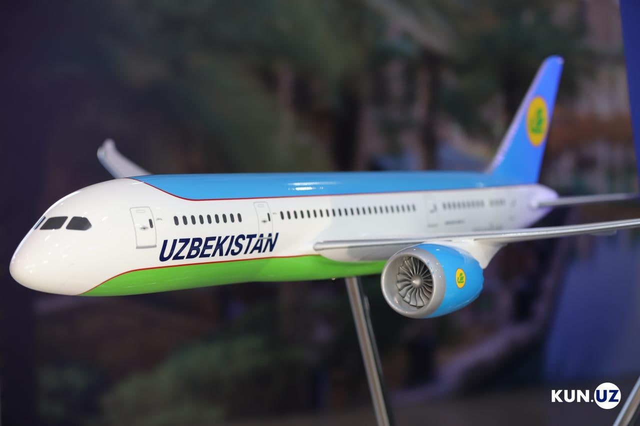 Uzbekistan Airways подписала контракт с Boeing на более чем 8 млрд долларов Президент США Дональд Трамп заявил что Uzbekistan Airways заключила с компанией Boeing контракт на сумму более 8 млрд долларов В рамках сделки авиакомпания планирует приобрести до 22 самолетов Boeing 787 Dreamliner kun uz ru 31073163 Официальные страницы Kun uz Telegram Facebook Instagram Youtube