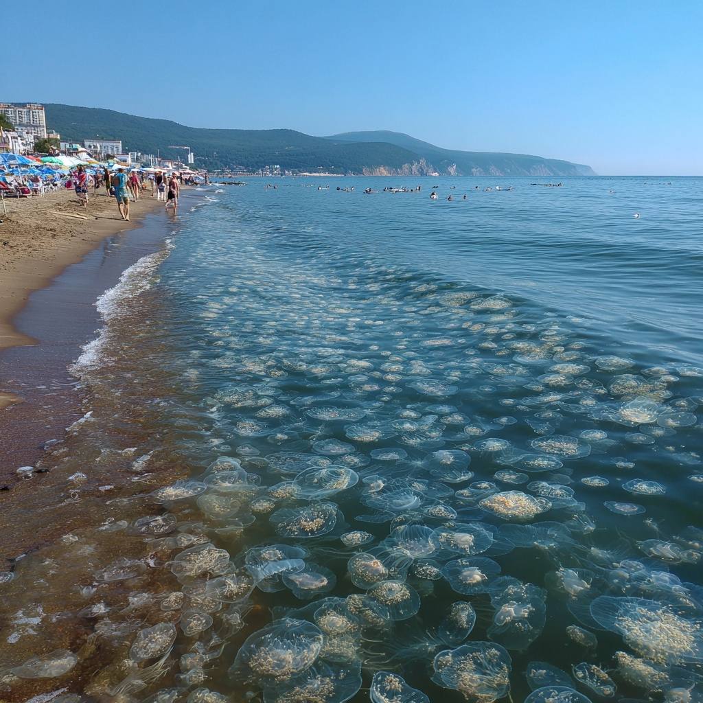 Море боли: в Приморье отдыхающие массово жалуются на укусы медуз-крестовиков На мелководьях острова Русский фиксируются болезненные встречи с медузами-крестовиками — опасными морскими обитателями, которых особенно много в тёплой мутной воде среди водорослей. Уже как минимум три человека обратились за медицинской помощью: 18-летний юноша, 45-летний мужчина и женщина старше 50. Все они пролежали в больнице по два дня. Симптомы пугают: жжение как от раскалённого утюга, судороги, кашель, тошнота и полное бессилие. Ощущения, по словам пострадавших, как после атаки фантастического монстра. / Реклама