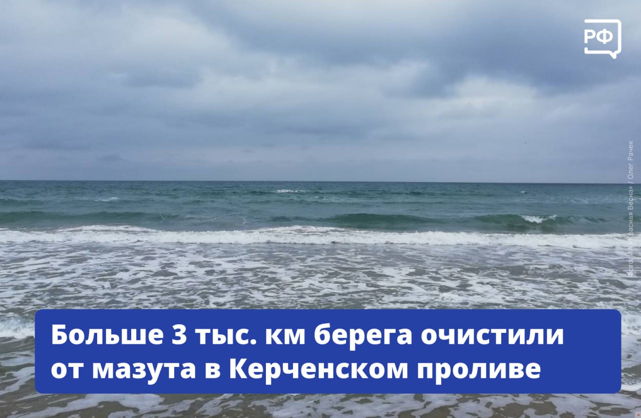 На Чёрном море от нефтепродуктов очистили более 3 тыс км побережья в том числе повторно Как идут работы обсудили на заседании правительственной комиссии по ликвидации последствий ЧС в Керченском проливе под руководством вице премьера Виталия Савельева На побережье трудится большая команда 793 специалиста и 195 единиц техники  Что уже сделали вывезли свыше 185 000 тонн загрязнённого песка и грунта более 171 000 тонн отходов отправили на безопасную утилизацию или переработку объясняемрф правительство Подписаться на Объясняем рф Читать нас в MAX