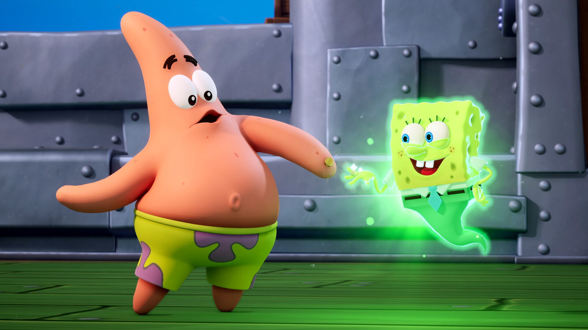 THQ Nordic выпустила демо новинки про Губку Боба В SpongeBob SquarePants Titans of the Tide уже можно поиграть Игроки получили возможность протестировать новую игру от Purple Lamp Studio с Губкой Бобом до релиза SpongeBob SquarePants Titans of the Tide доступна в виде демоверсии на ПК и консолях