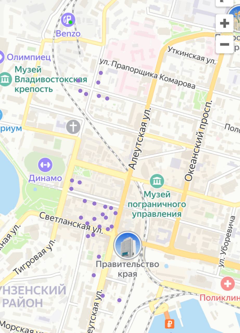 Центр Владивостока остался без света Авария в системе электроснабжения, ведутся ремонтные работы Адмирала Фокина ул.10, 10Б, 10Г, 3, 4А, 6, 8, 8А Алеутская ул.12А, 17, 19, 27 Пограничная ул.22, 22А, 6, 6А Пологая ул.17, 20, 22, 24, 28 Посьетская ул.48 Светланская ул.11, 16, 5, 7, 9, 9В Трудовой пер.13 Завершить аварийные работы и восстановить подачу электроснабжения планируют ориентировочно до 16:35.