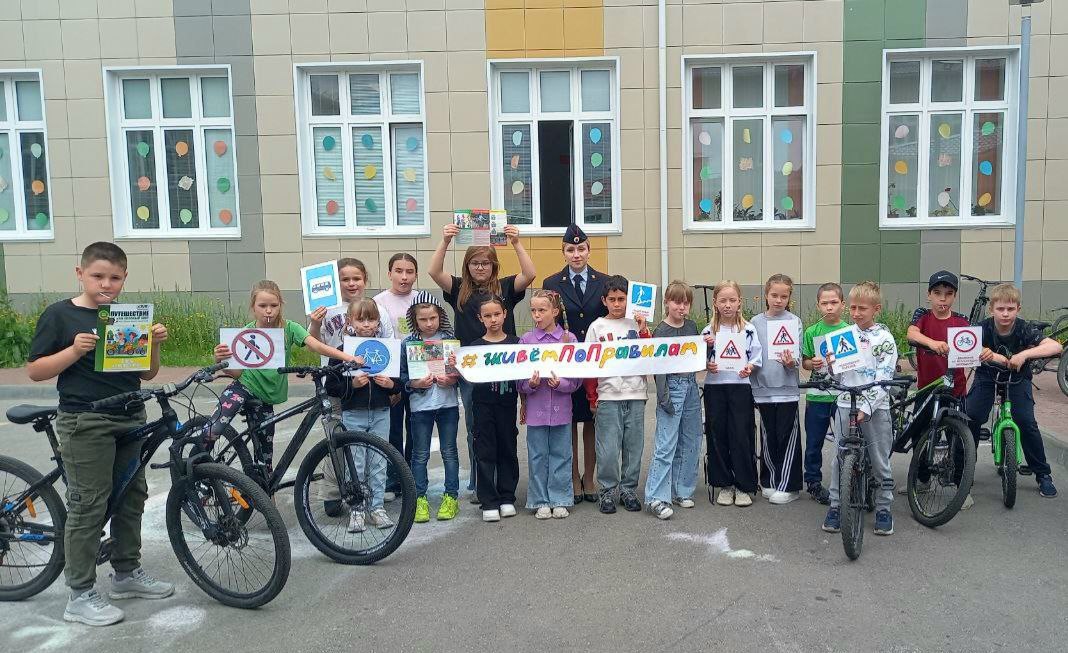 Сотрудники Госавтоинспекции и юные инспекторы движения провели профилактическую акцию «Живем по правилам» Организаторы мероприятия призвали детей к безопасному поведению и соблюдению Правил дорожного движения В рамках реализации регионального проекта «Безопасность дорожного движения в Ульяновской области», реализации национального проекта «Инфраструктура для жизни», а также информационно-пропагандисткой кампании «Дорога без риска» сотрудники Госавтоинспекции совместно с юными инспекторами во дворах многоквартирных домов, парках и скверах организовали областную акцию «Живем по правилам».