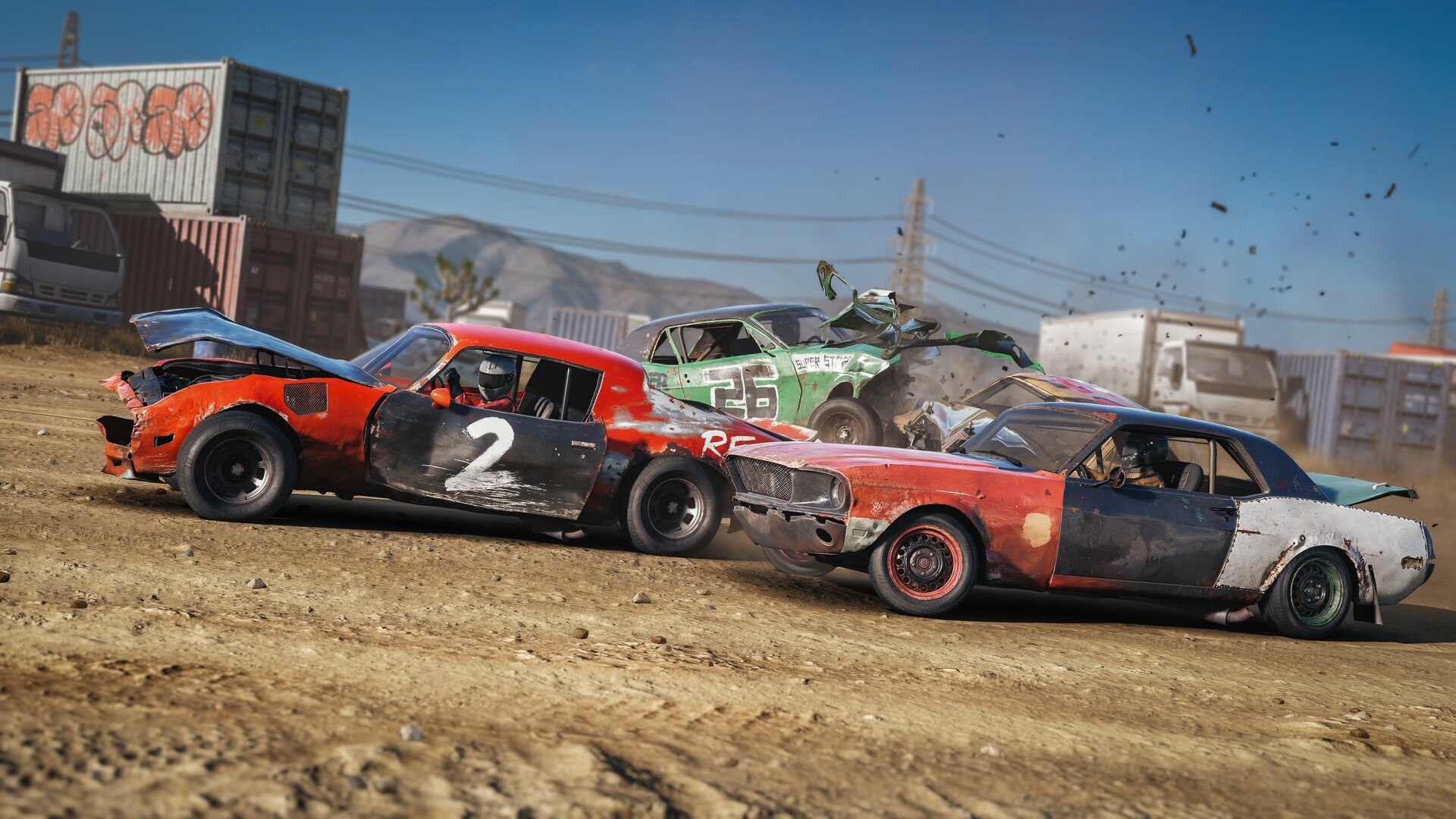 Рев моторов и скрежет металла в новом трейлере Wreckfest 2  Новая гоночная игра появится в программе раннего доступа до конца марта.